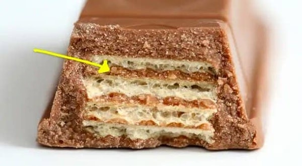 8. Начинка в Кит-Кат сделана из дробленого Кит-Ката :)