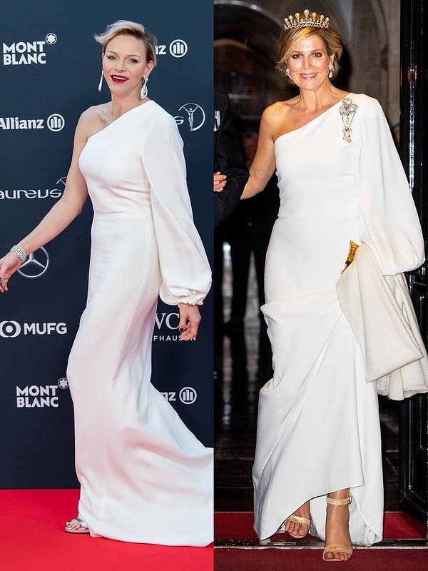 3. Принцесса Монако Шарлен и королева Нидерландов Максима