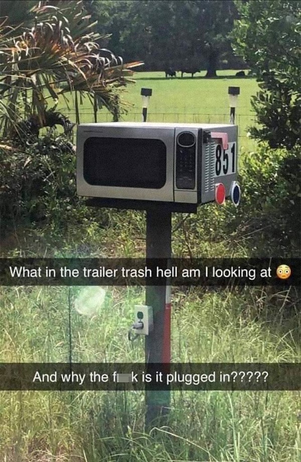 6. Не лучшая идея для почтового ящика...