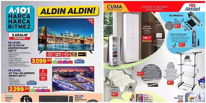 İndirim Günleri Başlıyor: A101, BİM ve ŞOK Aktüel Ürünler Listesinde Bu Hafta Neler Var?