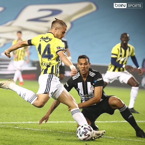 Kalan dakikalarda başka gol olmadı ve ilk yarı Beşiktaş üstünlüğüyle sona erdi: 1-2