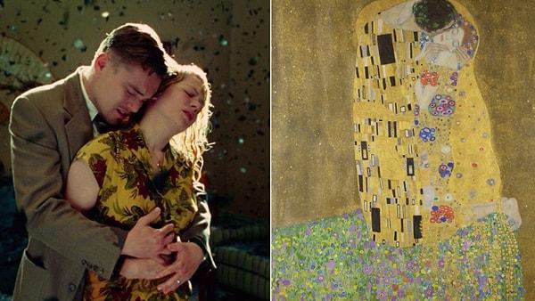 4. Martin Scorsese'nin 'Zindan Adası' (2010) filmi ve Gustav Klimt'in 'Öpücük' (1908) adlı eseri:
