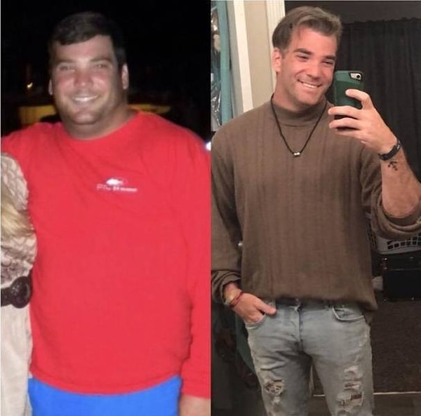 9. "На фото я в 23 и 33 года".