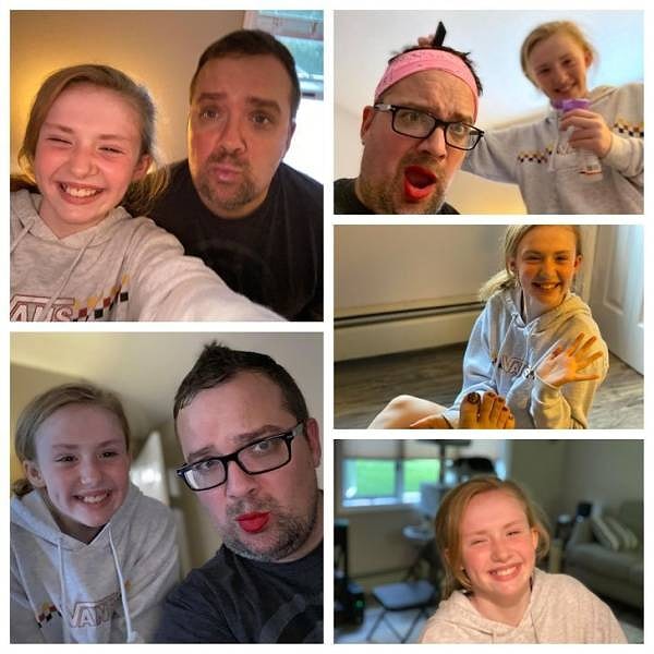 14. "Мне было очень непросто наладить контакт со своей дочерью. И как-то раз я решил позволить ей меня накрасить и причесать :) Ее улыбка заменит тысячу слов!"