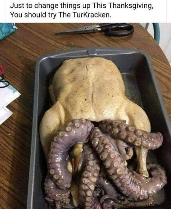7. Индейка из ваших ночных кошмаров.