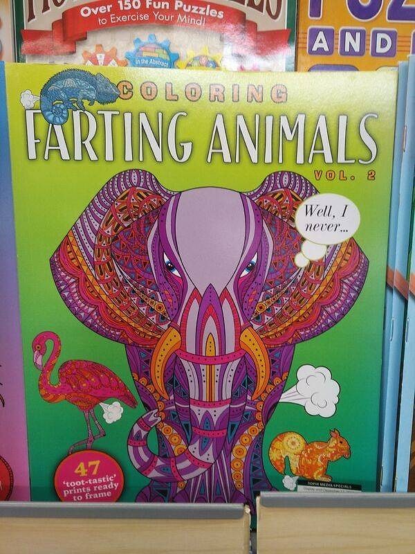 12. "Раскраска с пукающими животными". ПОЧЕМУ???