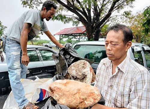 Tayland'lı Balıkçı 2.4 Milyon Pound Değerinde Ambergis Keşfetti