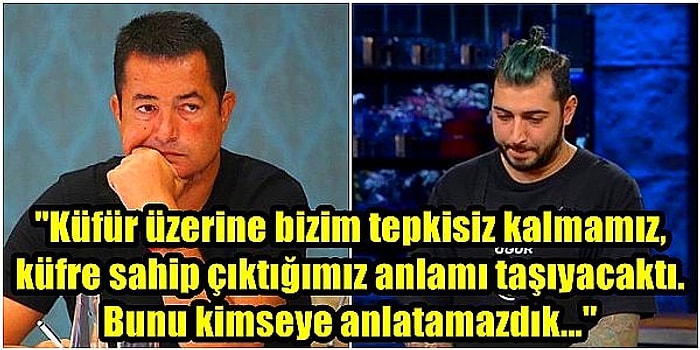 MasterChef Uğur Konusunda Sessizliğini Bozan Acun Ilıcalı, Neden Diskalifiye Edildiğini Ahmet Hakan'a Anlattı!