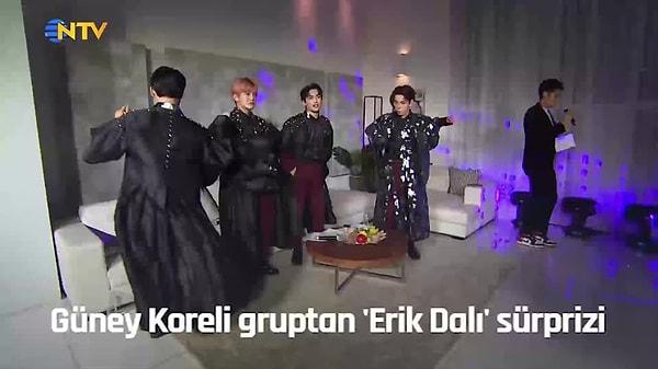Dünyaca ünlü Güney Koreli grup A.C.E, Türkiye’deki hayranlarına sürpriz yaptı ve ‘Erik Dalı’nı yorumladı.