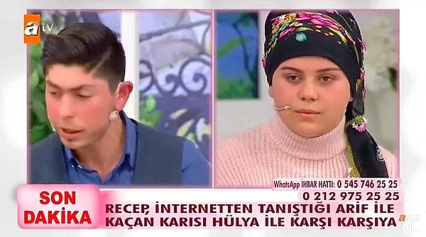 10. 23 yaşındaki Recep'in eşi Hülya Özsoy'un internetten tanıştığı Arif isimli erkek arkadaşıyla kaçıp evli olduğu halde kendisine isteme merasimi düzenlettiği öğrenilmişti. Recep'in yine de Hülya'yı çok sevdiği için ağlayarak ona dön çağrısı yapması sosyal medyada epey konuşulmuştu.
