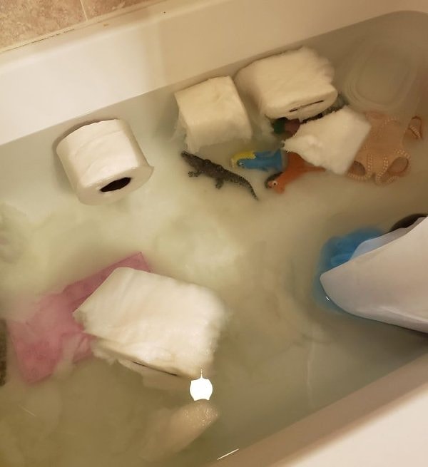 «Пока мир скупает туалетную бумагу, мой ребенок купает нашу».