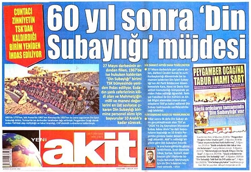 Yıllar Sonra Geri Geldi: Bakanlık ‘Din Subaylığı’ İçin İlan Açtı