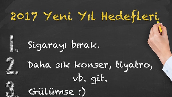 9. Son olarak, 2021 yılına dair gerçekleştirmek istediğin hedeflerin listesini yaptın mı?