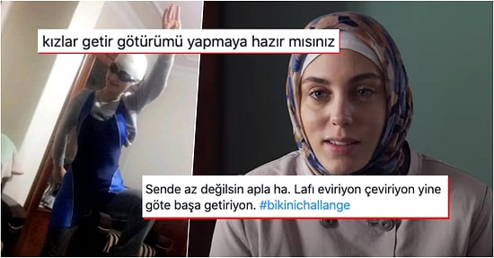 Kışın Ortasında Yürek Hoplatan Bikini Challenge Akımına Yaptığı Şakalarla Katılan Mizahşörler