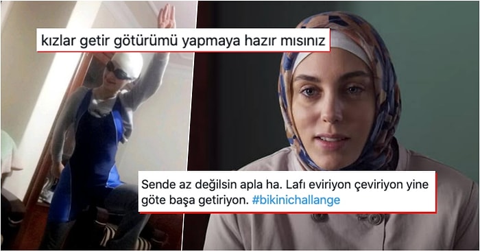 Kışın Ortasında Yürek Hoplatan Bikini Challenge Akımına Yaptığı Şakalarla Katılan Mizahşörler