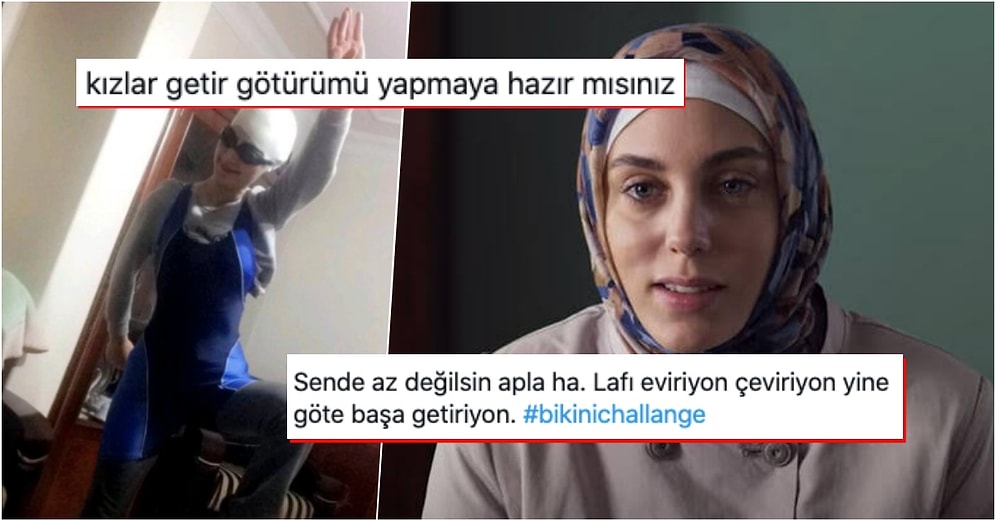 Kışın Ortasında Yürek Hoplatan Bikini Challenge Akımına Yaptığı Şakalarla Katılan Mizahşörler