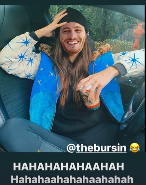 Hande Erçel, Kerem Bursin ile ilgili esprili bir paylaşım yaptı!
