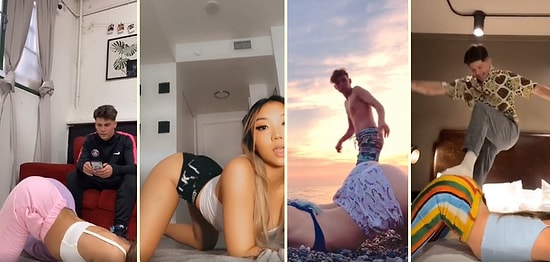 TikTok Videosu Çekerken Doggy Pozisyonuna Giren Kadınlardan Yeni Akım: Erkek Arkadaşlarının Tepkilerini Ölçtüler