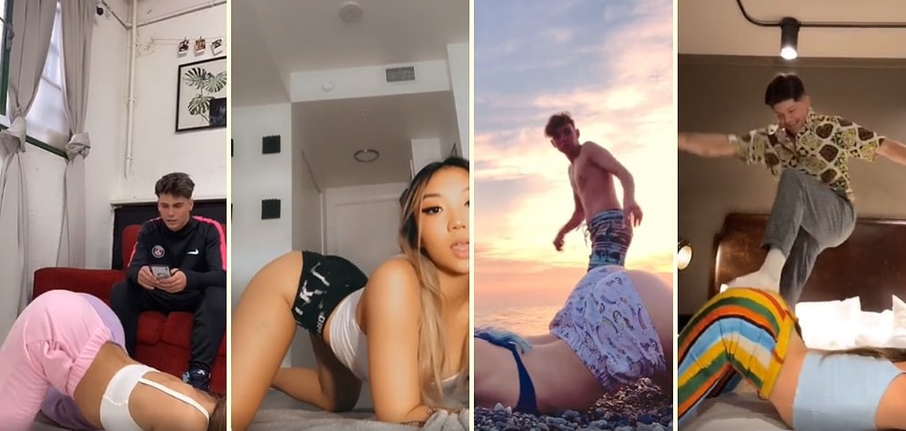 TikTok Videosu Çekerken Doggy Pozisyonuna Giren Kadınlardan Yeni Akım: Erkek Arkadaşlarının Tepkilerini Ölçtüler