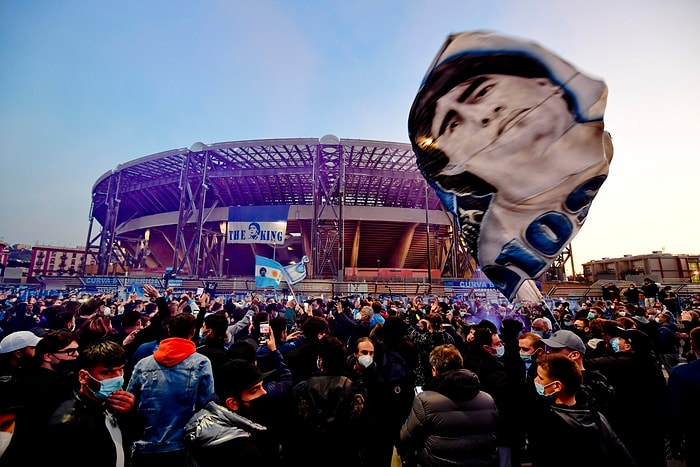 Napoli'nin Stadı San Paolo'nun Adı Artık 'Diego Armando Maradona'