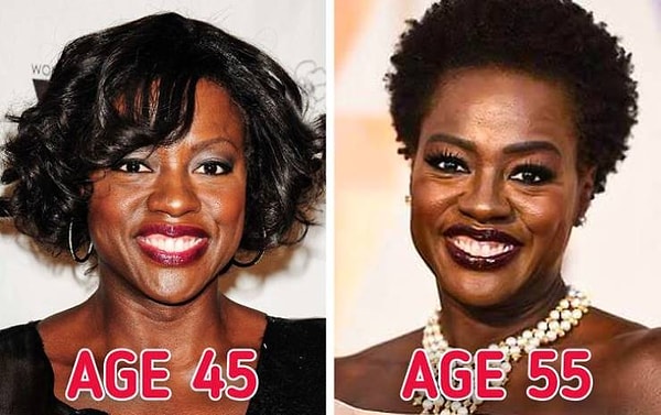 3. Виола Дэвис одинаково хороша как в 45, так и в 55.