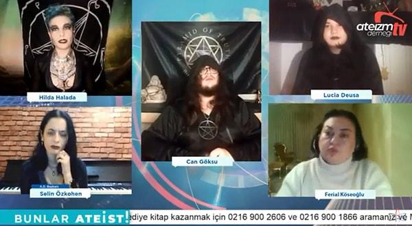Beş kişinin konuşmacı olduğu canlı yayında "Satanizm nedir? Kaça ayrılır?"  gibi konuların tartışılırken yayından bazı anlar sosyal medyanın diline düştü.
