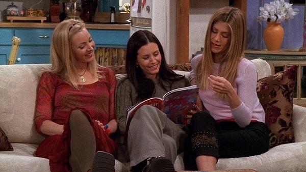 8. Rachel, Monica ve Phoebe - Friends