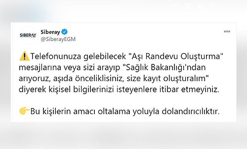 Emniyetten 'Aşı' Bahanesiyle Dolandırıcılık Uyarısı