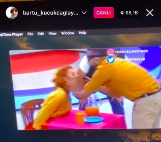 Bartu, açtığı yayında Ben Bilmem Eşim Bilir programında bir sahneyi izletmeye başlıyor. Yarışmacılardan birisi gözü bağlı bir şekilde eşinin verdiği direktiflerle yön bulmaya çalışıyor.