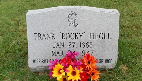 Popeye karakteri ile kendisi de büyük başarılar elde eden Segar'ın, Frank "Rocky" Fiegel'e epey şey borçlu olduğu ortada...