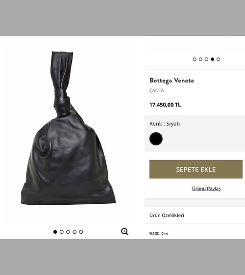 Acaba Bizimle Dalga mı Geçiyorlar? Bottega Veneta Markasının 17 Bin Lira Değerindeki Çöp Poşetinden Hallice Çantası