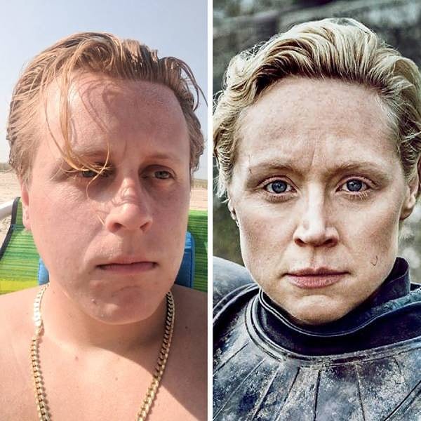 6. "Тот неловкий момент, когда ты оказываешься Бриенной Тарт из "Игры престолов".