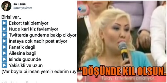 Bulduğu Kusursuz Erkek Arkadaşının Özelliklerini Sayan Kadının Hevesini Kursağında Bırakan Baltalı İlahlar