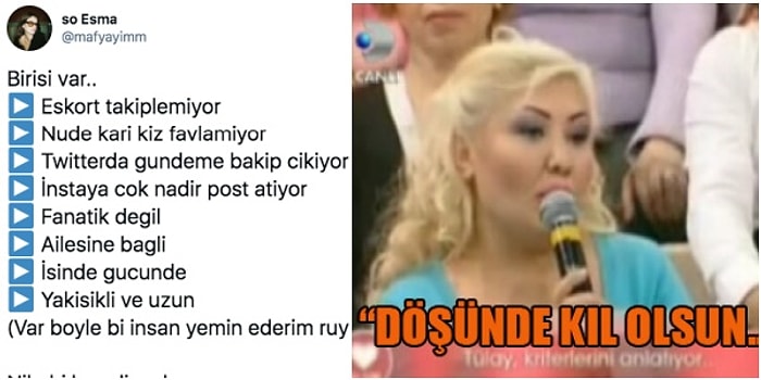 Bulduğu Kusursuz Erkek Arkadaşının Özelliklerini Sayan Kadının Hevesini Kursağında Bırakan Baltalı İlahlar