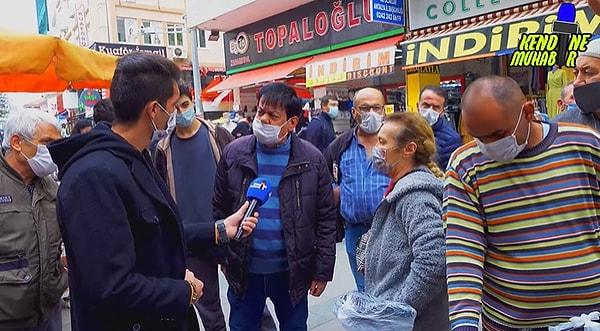 Kendine Muhabir isimli YouTube kanalı mikrofonu sokaktaki vatandaşa uzattı. O vatandaşlar ise isyan etti...