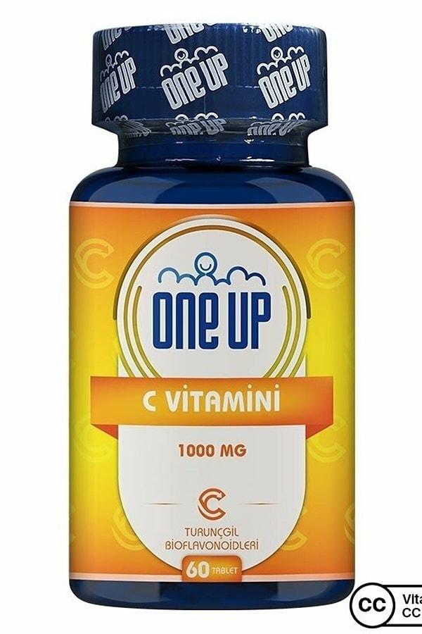 2. Daha uygun fiyatlı bir C vitamini desteği isterseniz One Up'ın 1000'lik olan kapsüllerini de tercih edebilirsiniz.
