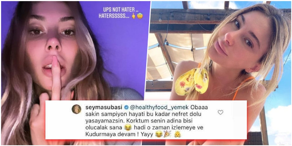 Yaptığı 'Güçlü Kadın' Paylaşımına Gelen Kötü Yorumlara Orta Parmağını Gösteren Şeyma Subaşı, Verdiği Cevapla Gündem Oldu