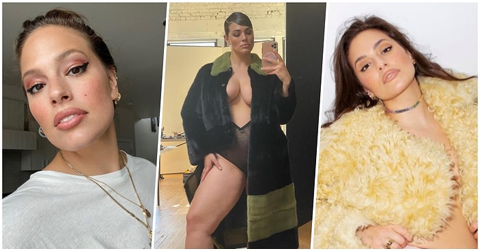 Büyük Beden Model Ashley Graham, Ceketinin Önünü Açıp Verdiği İddialı Pozlar ile Gündem Oldu!