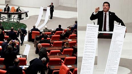 CHP’li Vekil, 'İşte AKP’nin 18 Yılda Sattıkları' Diyerek 13 Metrelik Liste Açtı