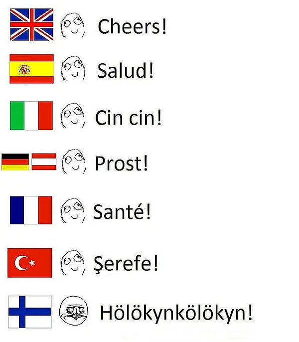 7. Финский язык очень сложный.