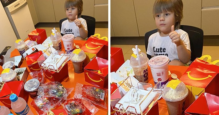 Малыш воспользовался телефоном матери без спроса и заказал еду из McDonald’s на 100 долларов