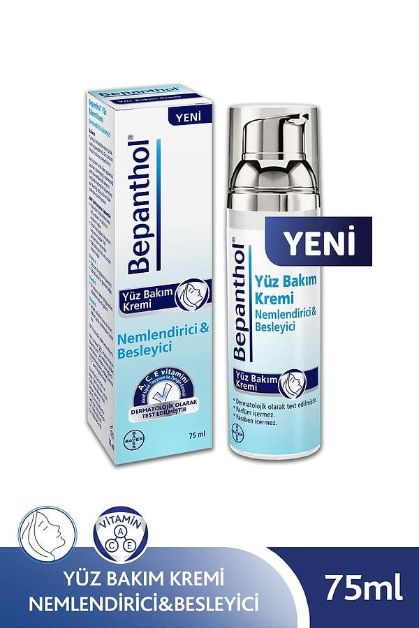 12. A,C ve E vitaminleri içeren Bepanthol yüz bakım kremi hassas ciltlere de uygundur.