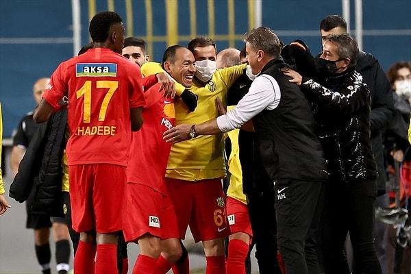 Kalan dakikalarda iki takımın da gol çabaları sonuç vermedi ve Yeni Malatyaspor maçı 3-0 kazandı.