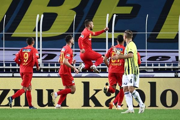 Fenerbahçe 23 puanda kalırken, Yeni Malatyaspor puanını 16'ya yükseltti.