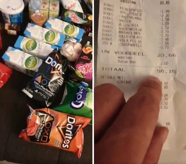 O adam 'Ulan Allahsızlar! Hani 100 Euro’ya arabanın bagajı dolmuyordu?' dedi.