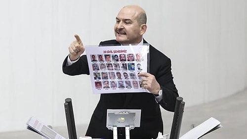 İki Farklı Kameradan TBMM: Süleyman Soylu, Meclis'te Konuşurken, HDP'li Vekiller 'Hiçbir Canı Unutmadık' Diyerek Protesto Ettiler