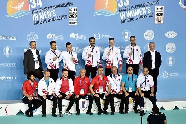 Artistik Cimnastik Milli Takımı, şampiyonayı, 2 altın, 2 gümüş ve 4 de bronz olmak üzere toplam 8 madalyayla tamamladı.