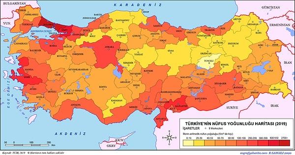 Türkiye kapladığı coğrafi alan açısından oldukça büyük bir ülke, hatta en büyük 37. ülke.
