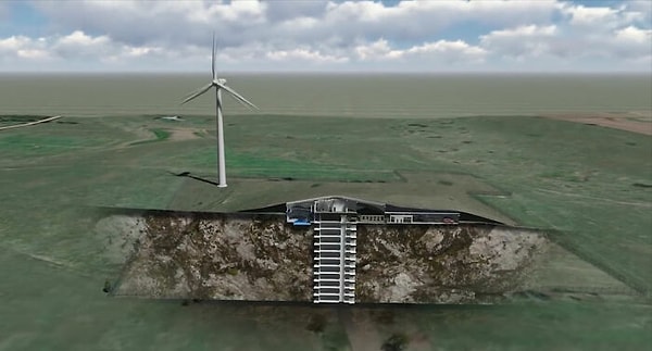 3. Уходит глубоко под землю ...