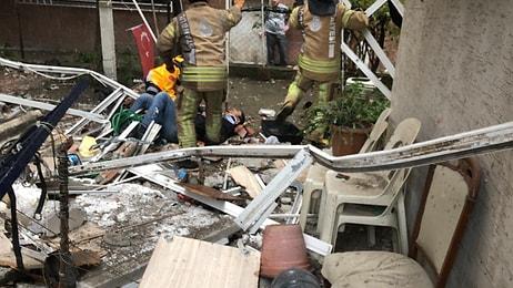 Avcılar'da Binanın Balkonları Çöktü: 2 Kişi Yaralandı
